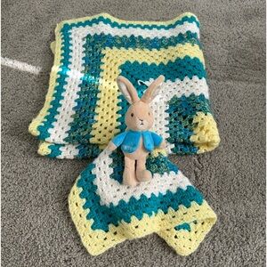 Peter Rabbit baby blanket & lovey